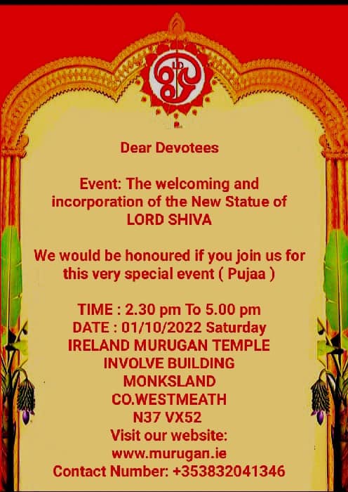 Welcoming of New Shiva Statue